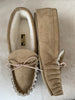 Sheepskin Lined Moccasin with Hard Sole | Shelley