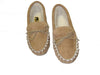 Sheepskin Lined Moccasin with Hard Sole | Shelley